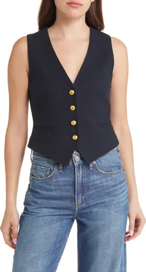Priya Cotton Blend Vest | Nordstrom