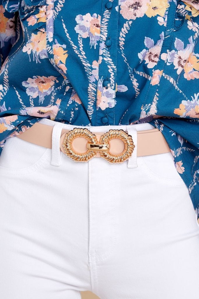 Linkup Pickup Nude Belt | Red Dress 