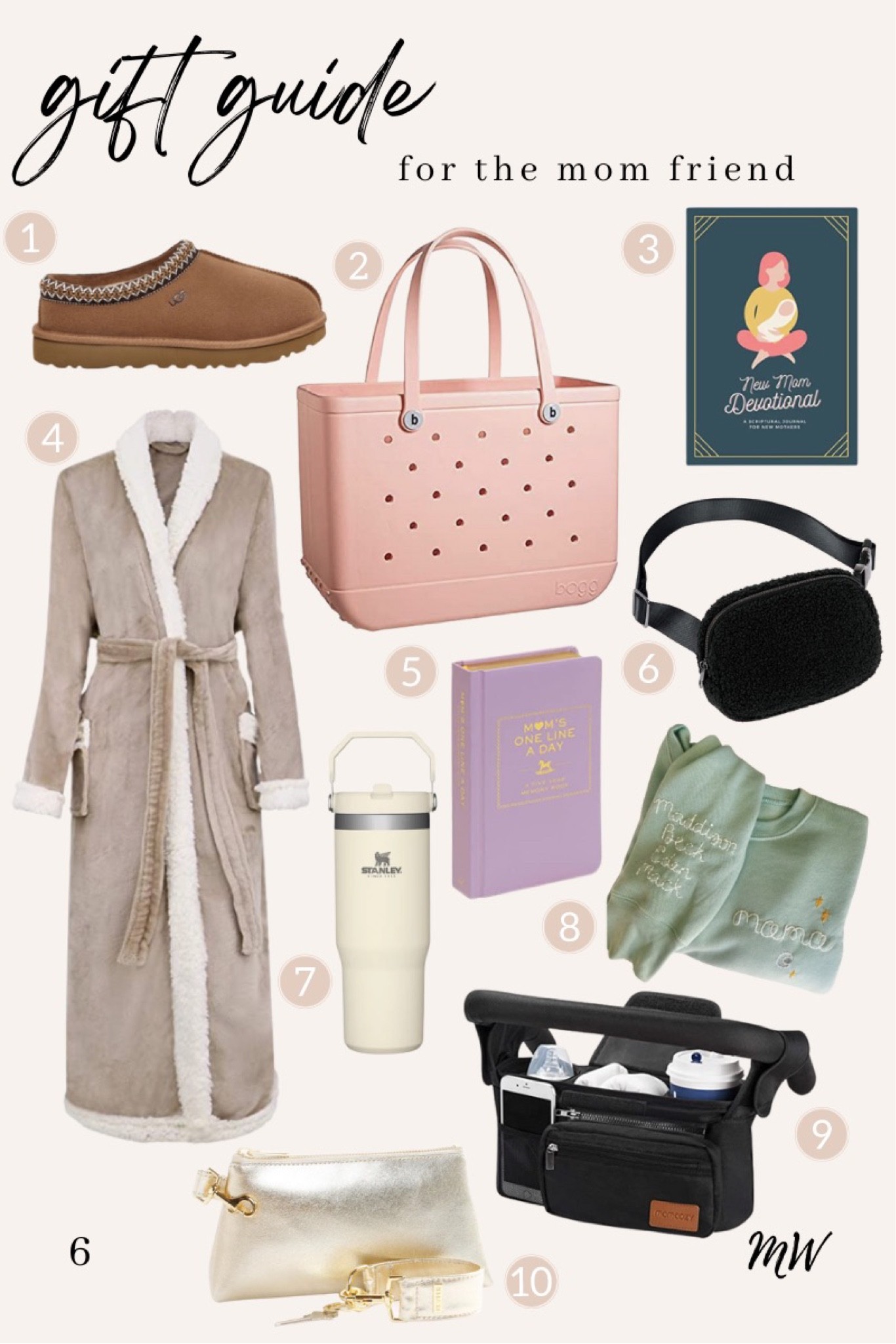 gift guide / Christmas list / mom gifts / Christmas gifts / Stanley / belt bag / stroller organizer / uggs/ bogg bag / devotional / personalized gifts / thoughtful gifts

#LTKunder100 #LTKbaby #LTKunder50