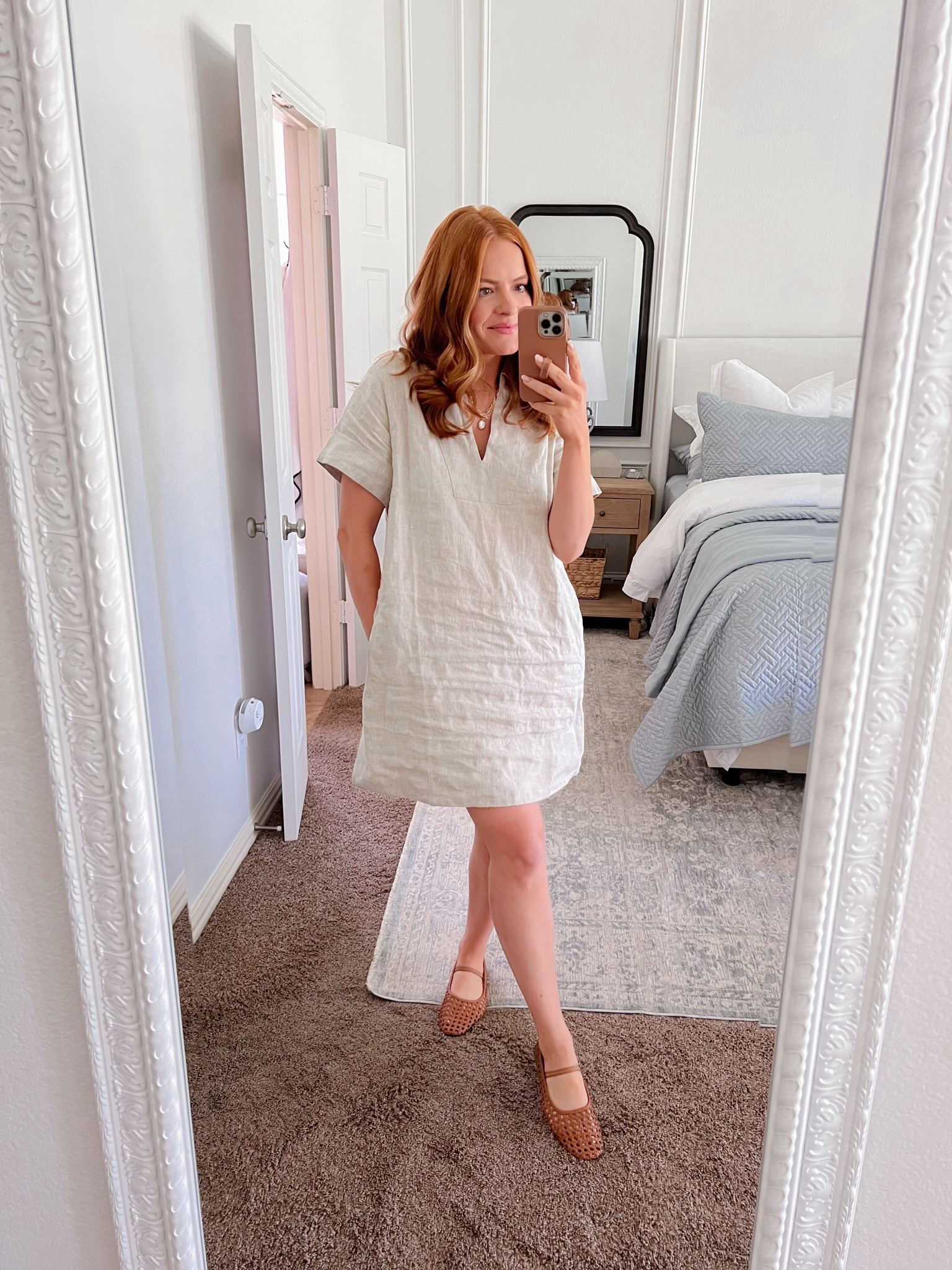 Madewell 20% off sale happening now! Use code “LTK20” for 20% off your whole purchase!

Sizing:
Dress - small
Ballet flats - 7.5 (TTS)

#LTKSaleAlert #LTKxMadewell #LTKStyleTip