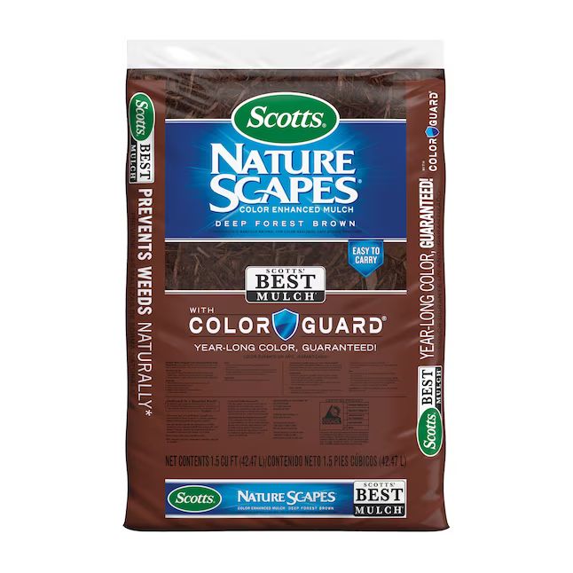 Scotts Color Enhanced 1.5-cu ft Deep Forest Brown Blend Mulch | Lowe's