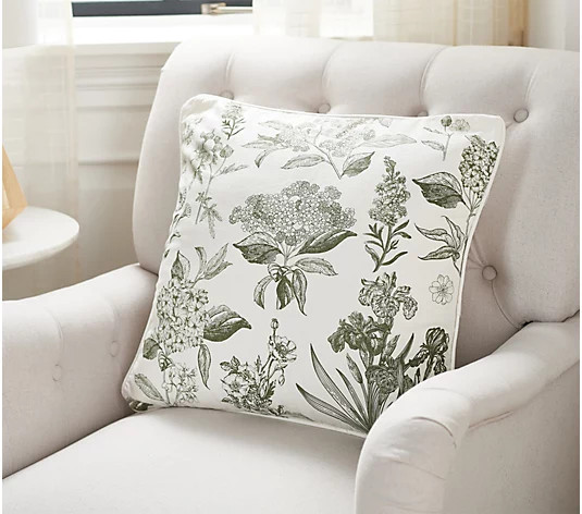 Cozy Cottage by Liz Marie 20" Printed Decorative Pillow | QVC