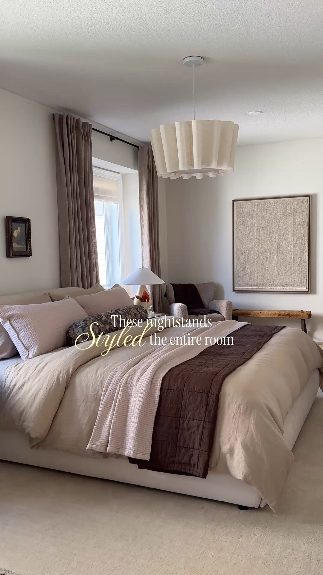 When styling our bedroom, everything naturally started with these nightstands. I was instantly drawn to how unique they are and loved building the entire space around them. They added so much warmth and character to the room — and the fact that they came mostly  was such a bonus 🤍

#LTKSaleAlert #LTKHome