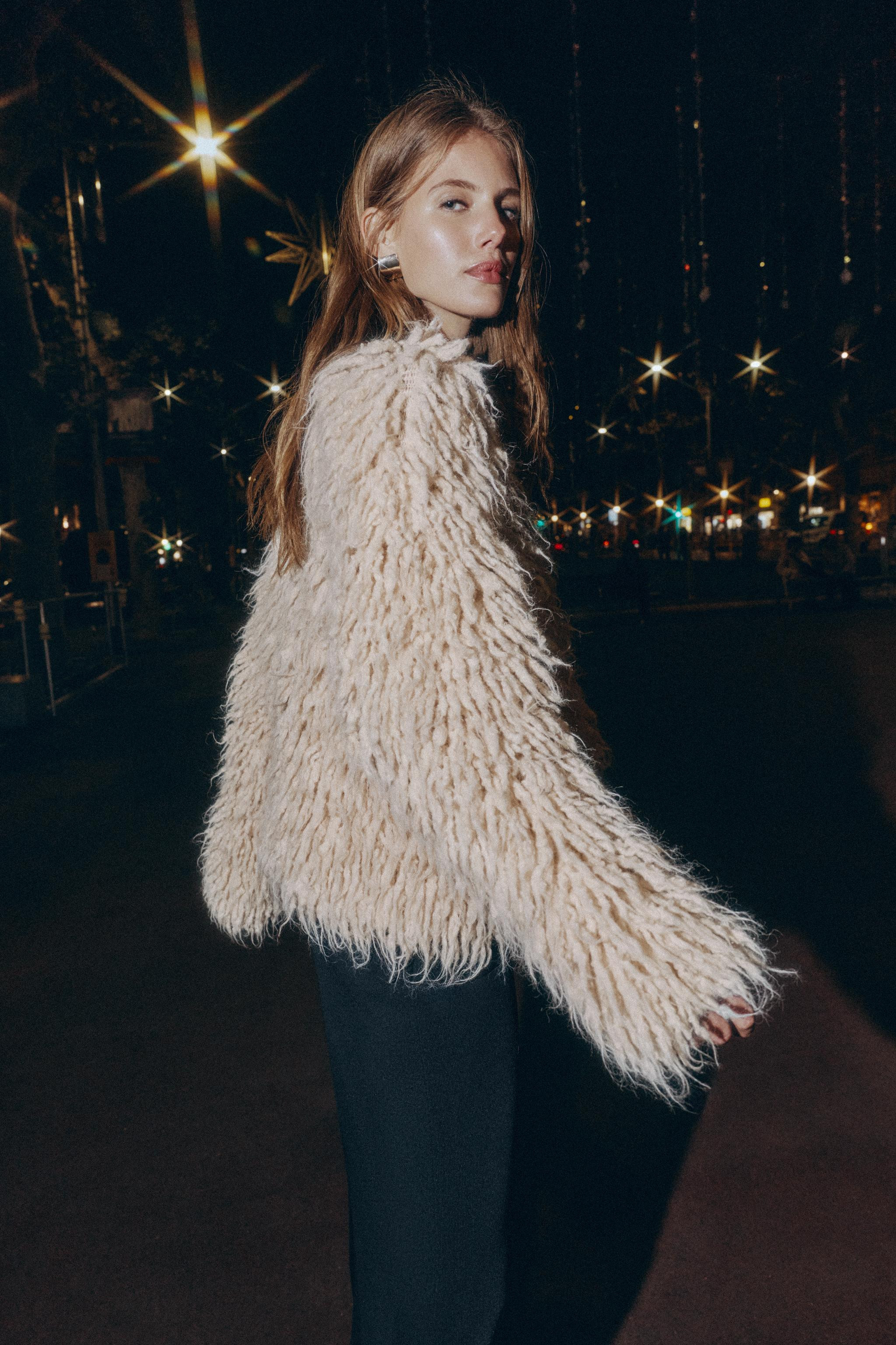 FRINGED BRUSHED EFFECT CARDIGAN | Zara US