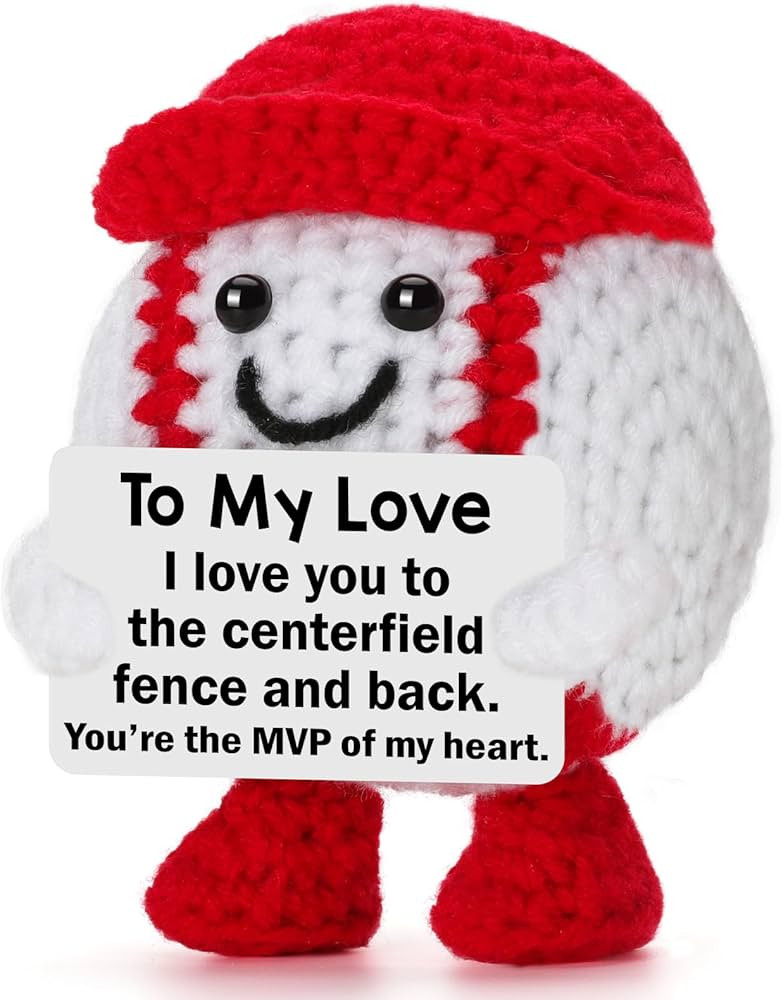 Gifts for Boyfriend Him Valentines - to My Love, Valentine Valentine's Day Anniversary Crochet Ba... | Amazon (US)