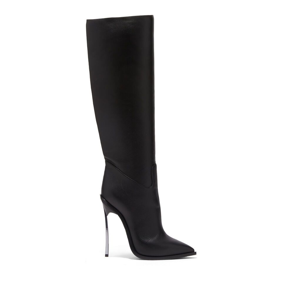 Maxi Blade High Boots in Black for Women | Casadei® | Casadei
