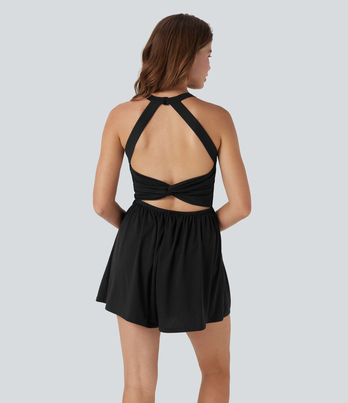 Women\u2019s Padded 2-in-1 Romper with Pockets-Easy Peezy Edition - Halara | HALARA