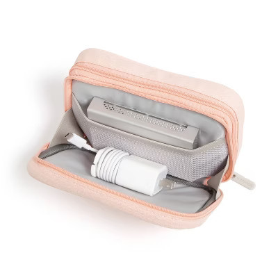 U Brands 7.8"x5" Canvas Tech Organizer Dusty Rose | Target