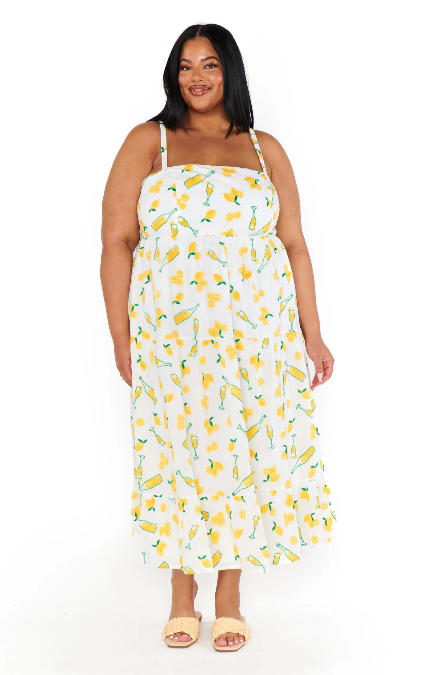 Summer Fling Midi Dress ~ Limoncello Embroidery | Show Me Your Mumu
