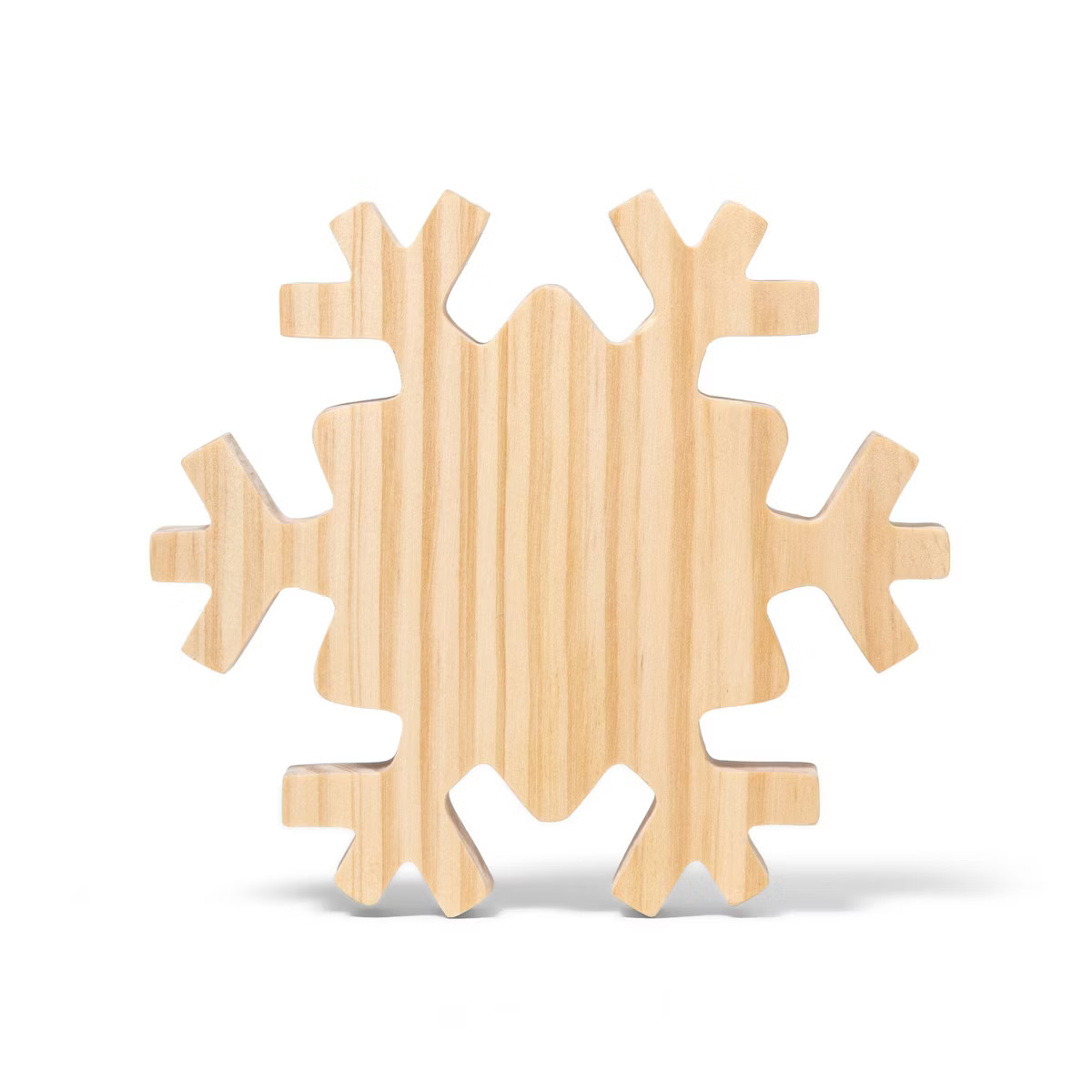 Freestanding Wood Snowflake Unfinished Craft - Mondo Llama™ | Target