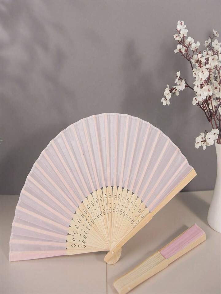 1pc Wedding Party Paper Umbrella And Folding Fan Set | SHEIN