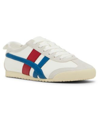 Madden Girl Women's Glide Lace-Up Low Profile Sneakers - Off-White Multi | Macy's