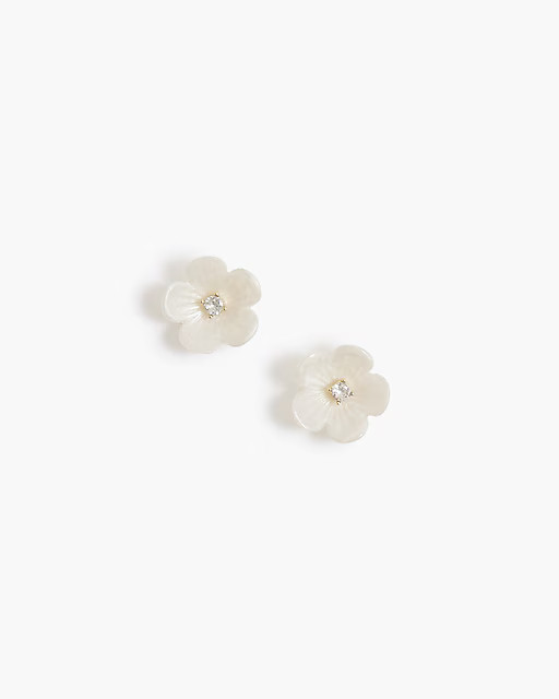 Floral stud earrings | J.Crew Factory