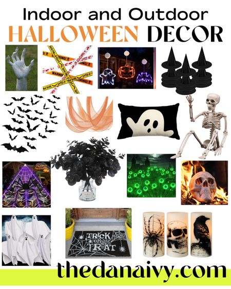 Indoor and outdoor Halloween Decor - without the cheesiness! 

Ghosts, bats, witches hats, Halloween candles, spider web, skeleton, creepy hands, oh my!

#LTKhome #LTKHalloween #LTKxPrime