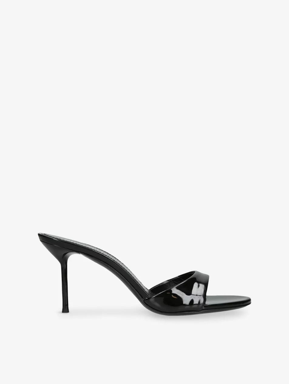 Lidia 70 Leather Heeled Mules | Selfridges