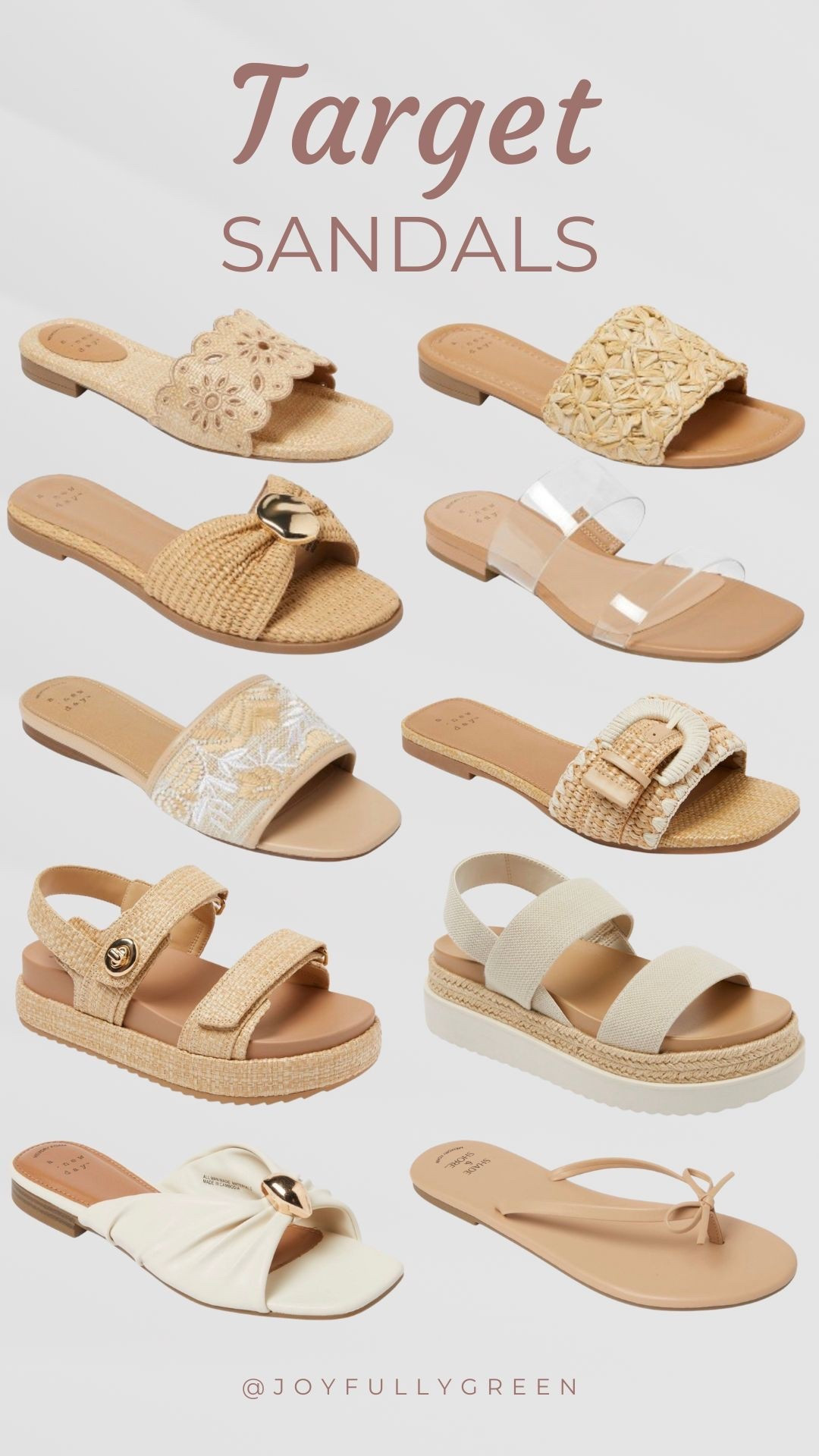 Target summer sandals // neutral sandal // spring sale 

#LTKSaleAlert #LTKSeasonal