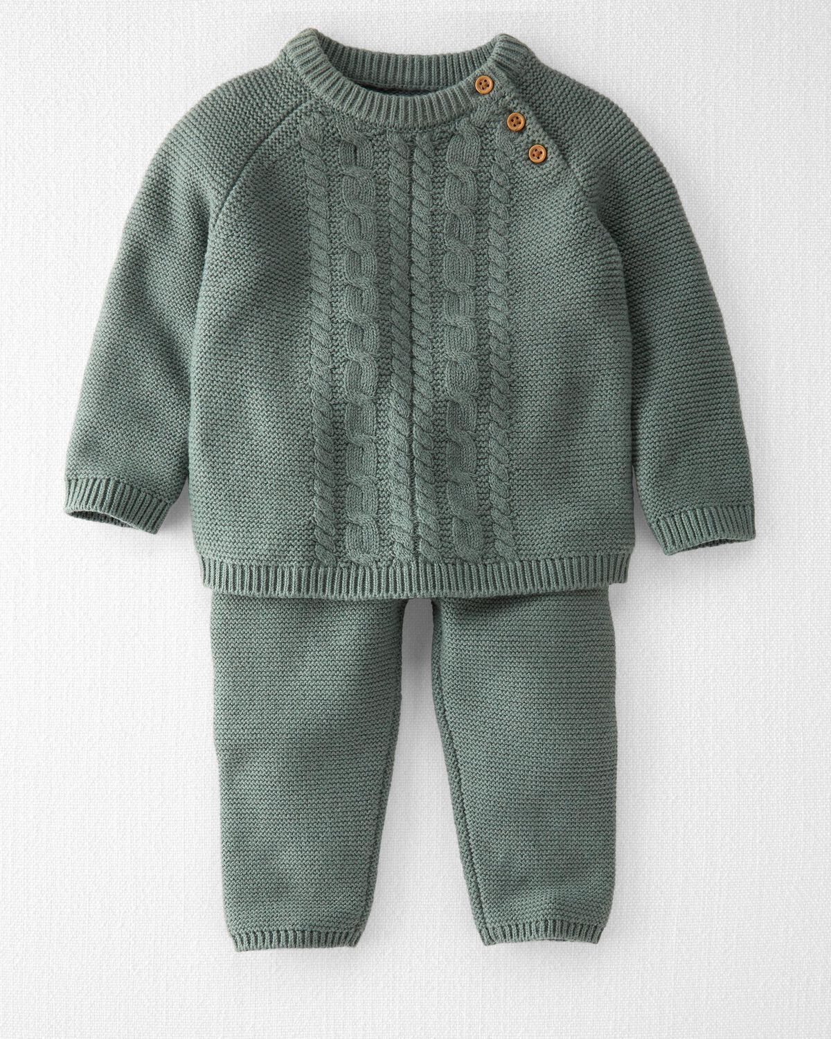 Sugar Pine Baby Organic Sweater Knit 2-Piece Set | carters.com | Carter's