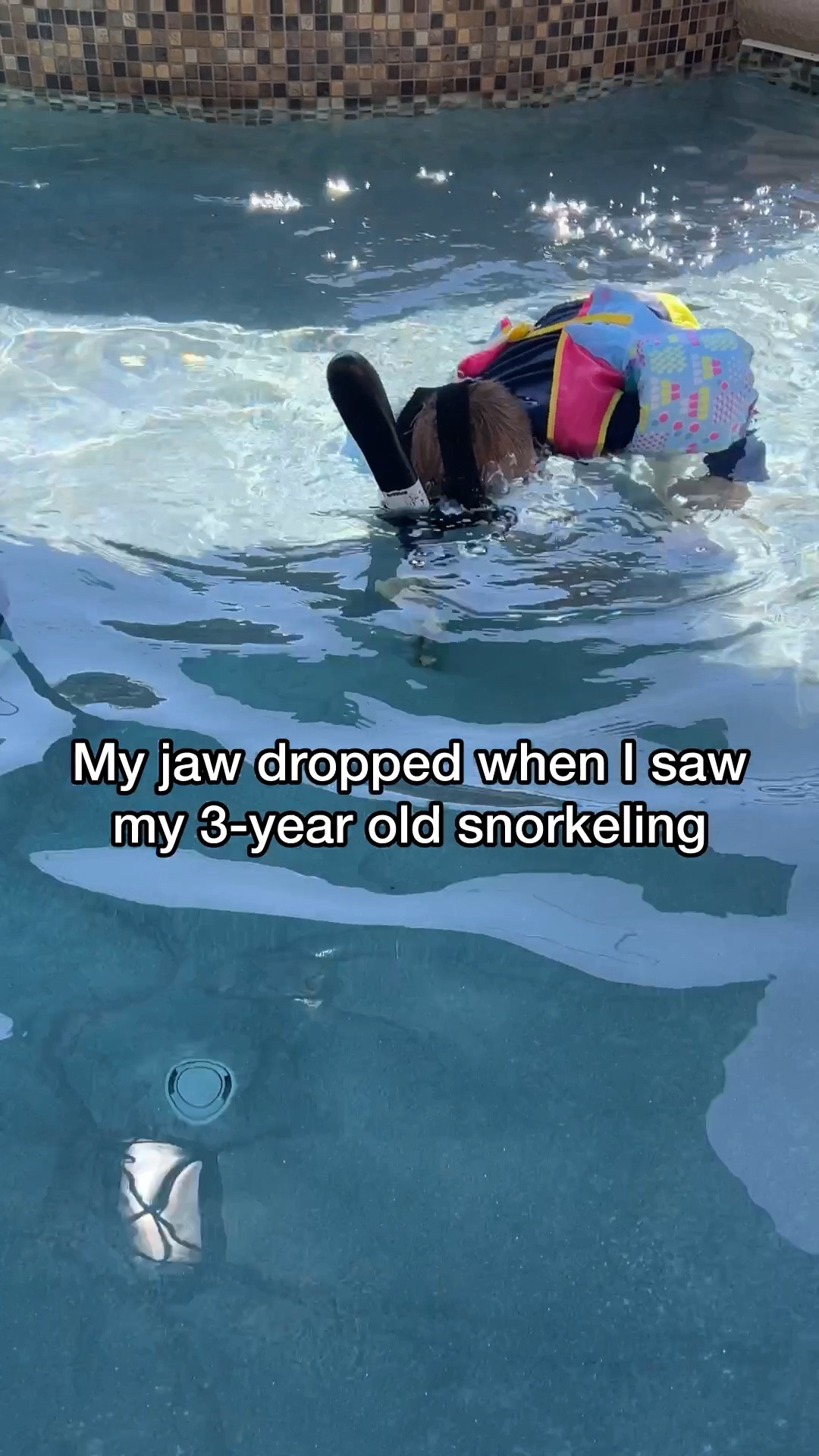 Ok, it looks a little crazy, but it really works!

My mom got these full-face snorkeling masks for my 3 and almost 5 year olds and I thought they looked a little intimidating at first. I thought no way (1) will my kids put those on and (2) will it actually work. So, ya, my jaw dropped to see them legit swimming around basically snorkeling in the pool. They could breathe, see, swim, and it wasn’t getting any water inside. 

I had to share with you because I never saw anything like this and even if I did I probably wouldn’t have thought it would be this successful. Definitely a must for your next tropical family trip (or just to have for swimming in the pool). 

#LTKSwim #LTKKids #LTKSeasonal