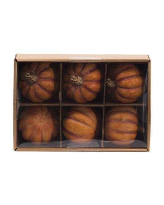 Set Of 6 2.5in Pumpkins | Pillows & Decor | Marshalls | Marshalls