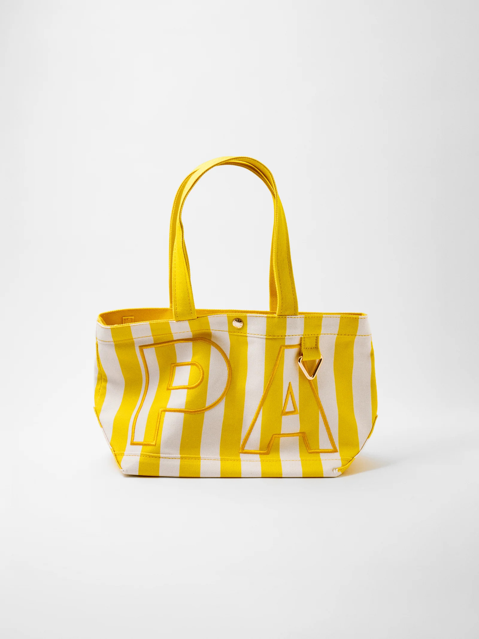 Striped Custom Alpha Tote - Custom Citrus | BaubleBar