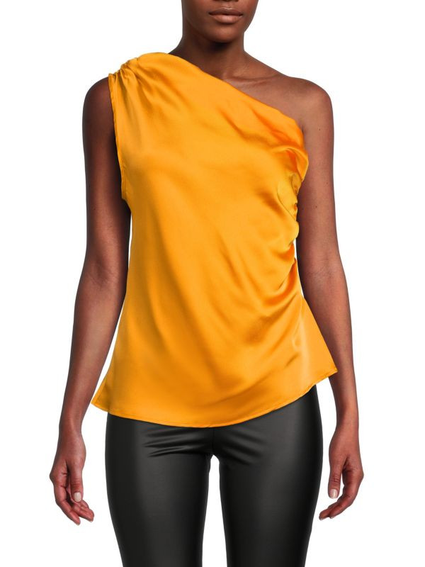 One Shoulder Ruched Top | Saks Fifth Avenue OFF 5TH
