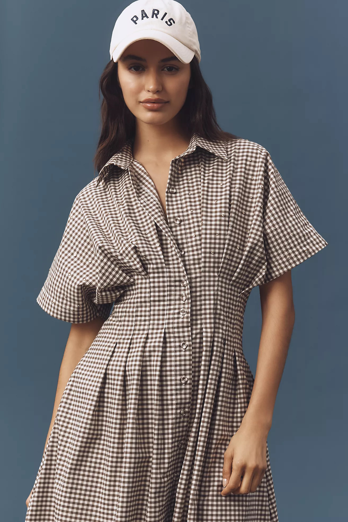 The Tobie Studded Shirt Dress by Exquise | Anthropologie (US)