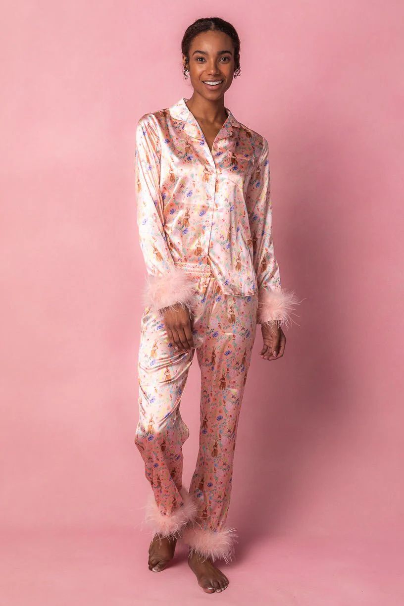 Bella Bunny Pajamas with Feathers | Ivy City Co