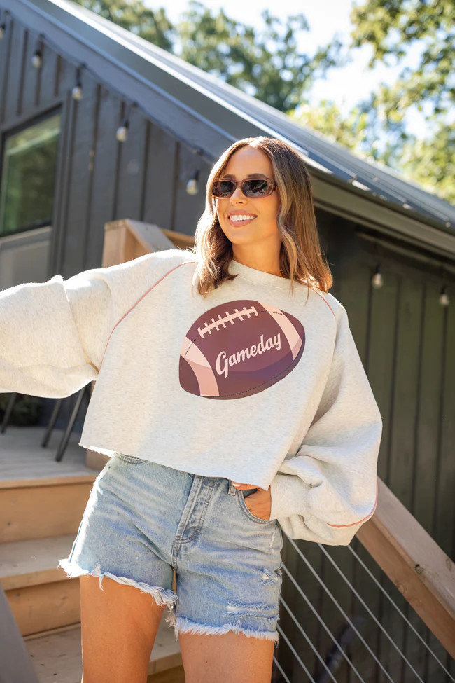 Zappe Game Day Football Sweatshirt Emily Fauver X Pink Lily | Pink Lily