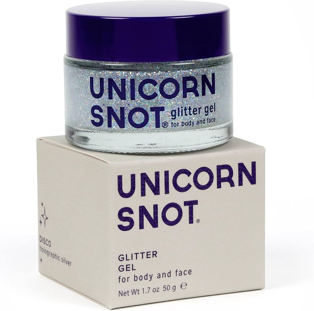 Unicorn Snot Face & Body Glitter Gel - Cosmetic-Grade Holographic Glitter - Festival, Anime Cospl... | Amazon (US)