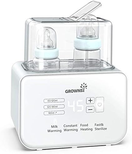 Baby Bottle Warmer, Bottle Sterilizer 6-in-1Fast Baby Food Heater&Defrost BPA-Free Warmer with LC... | Amazon (CA)