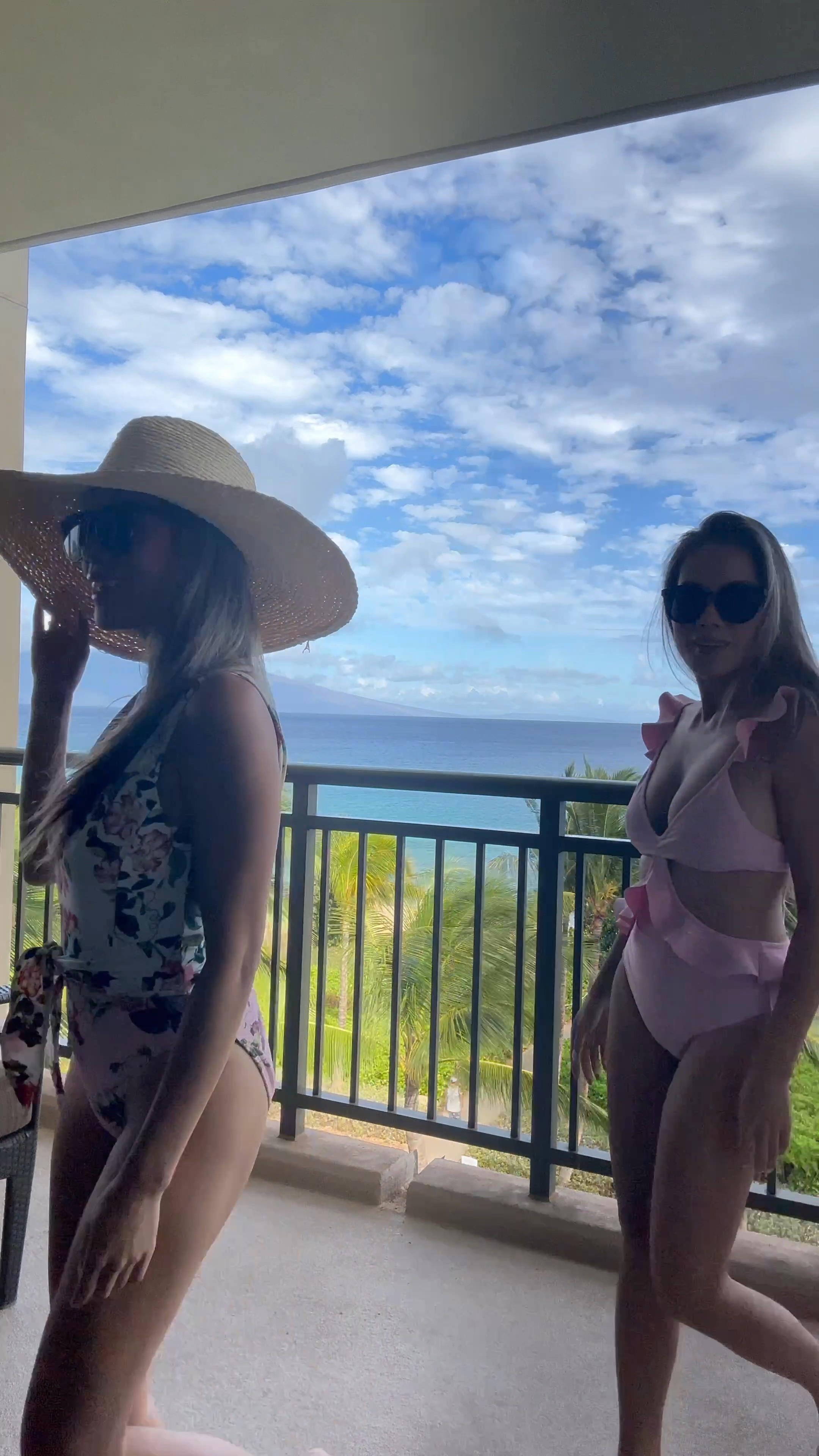 Morning struggle. Which swimsuit should I wear when in Hawaii. The floral swimsuit is on major sale right now 

#LTKswim #LTKsalealert #LTKtravel