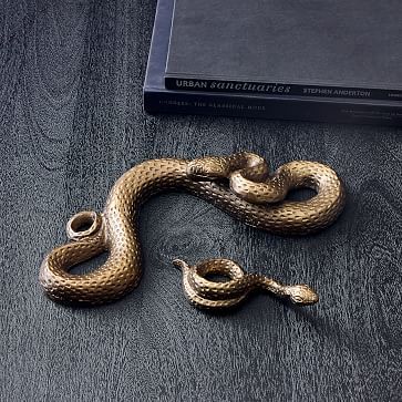 Snake Object - Antique Brass | West Elm (US)