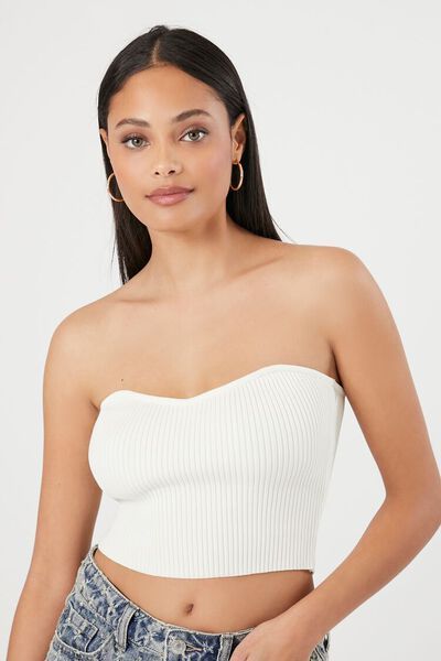 Sweater-Knit Cropped Tube Top | Forever 21