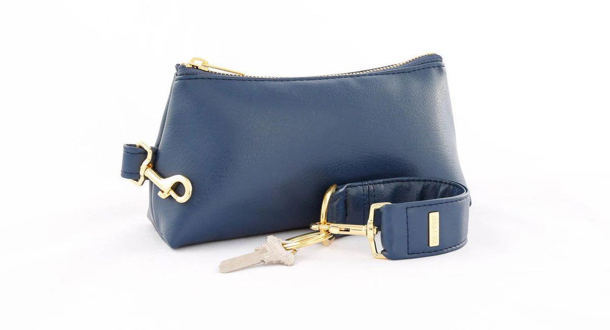 True Navy SIGNATURE 2-PIECE KEYPIT Set • Wristlet | KEYPER