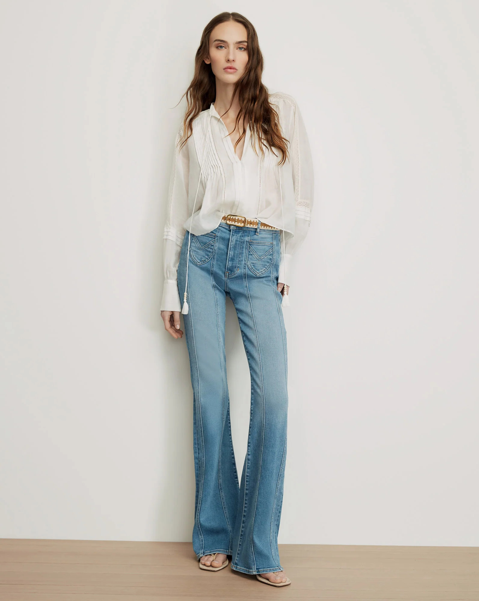 Veronica Beard Beverly Skinny-Flare Jean Sneak Peek | Veronica Beard