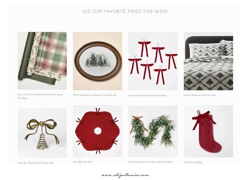 Favorite Christmas finds this week!

#LTKSeasonal #LTKHome #LTKHoliday