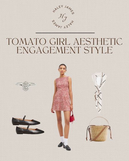Styled by Haley James: Tomato Girl Engagement Style Aesthetic #summer #tomatogirl

#LTKwedding #LTKshoecrush #LTKstyletip