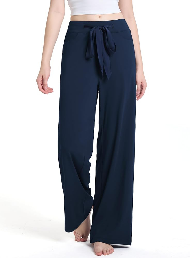 SEVEGO Tall Womens 30"/32"/34" Casual Loose Wide Leg Pants High Waisted Yoga Pants Comfy Palazzo ... | Amazon (US)