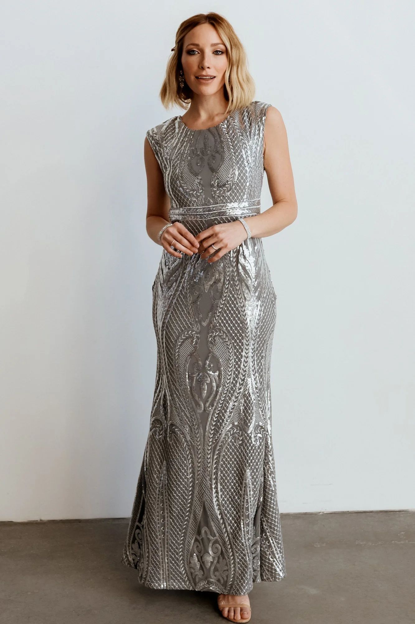 Alessia Sequin Gown | Baltic Born