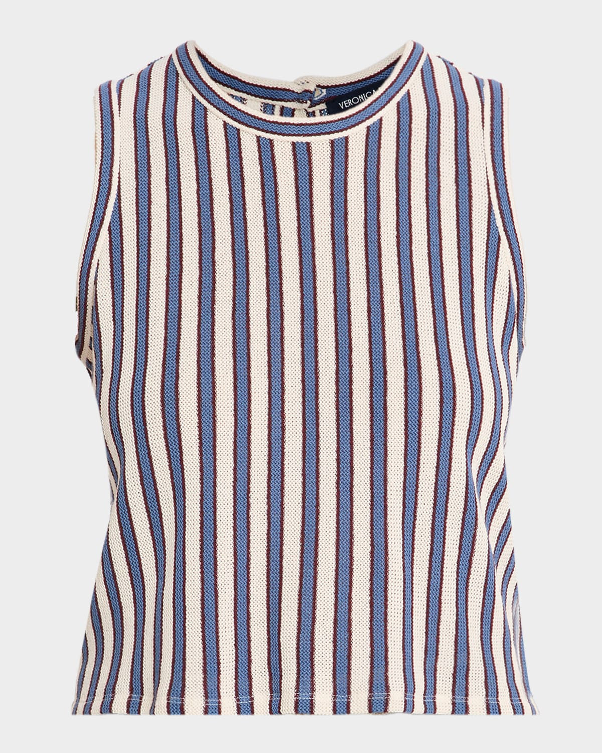 Dravin Striped Crochet Top | Neiman Marcus