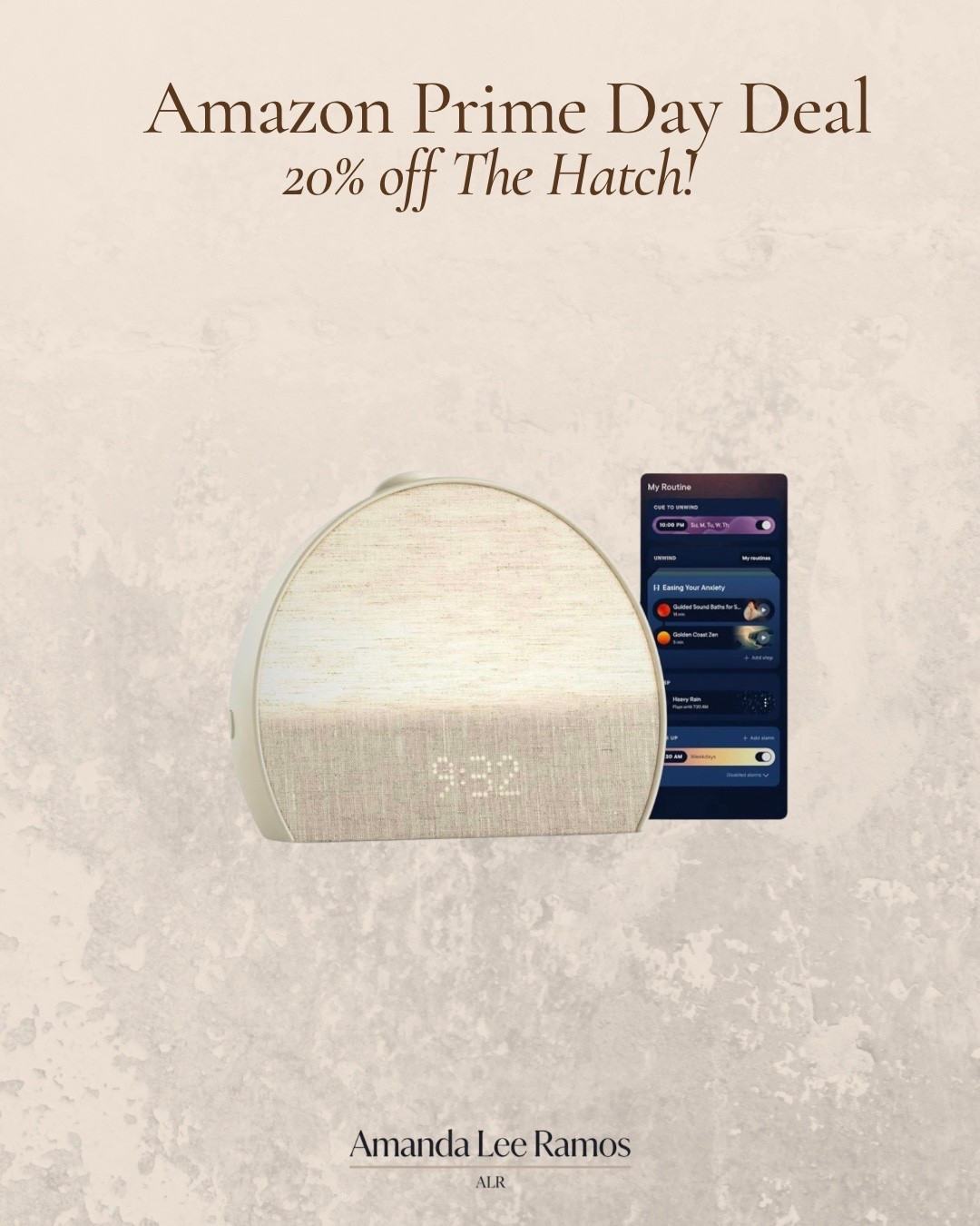 The Amazon Prime Day Deal I've been waiting for!  Finally pulled the trigger on The Hatch!  It's 20% off today! 

Alarm clock, Amazon prime deals, Amazon home

#LTKSaleAlert #LTKHome #LTKmorningroutine