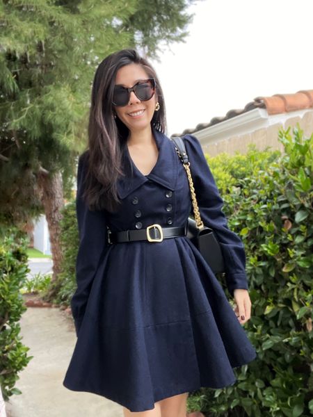 I found this peacoat in the back of my closet when I was hunting for my winter wear! It’s one of those rare double breasted coats that doesn’t look too big on me AND the added belt helps as well. I love the fit and flare look and can’t believe I haven’t worn this coat dress in so long! 

#LTKworkwear #LTKstyletip #LTKFind
