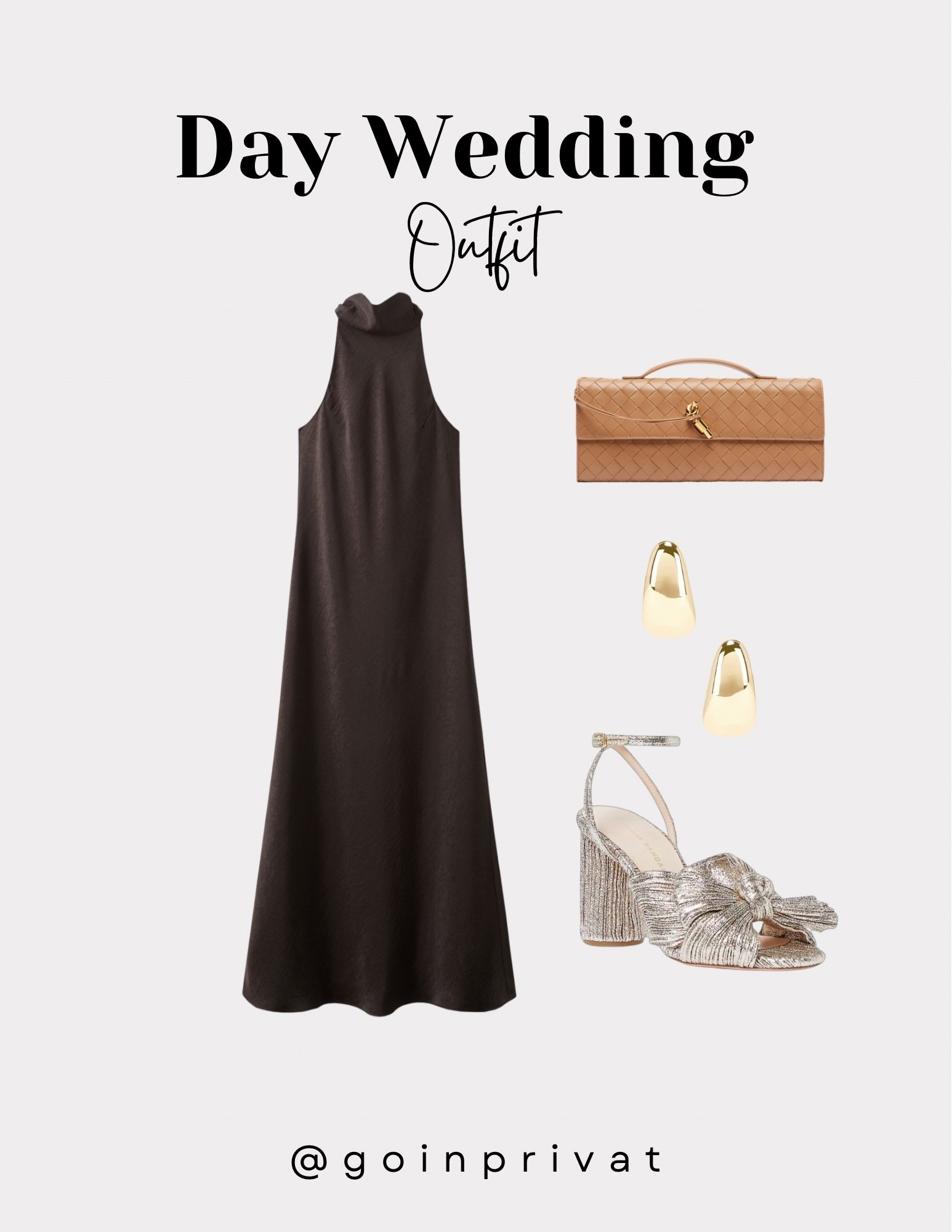 Day wedding guest outfit #satin #brown

#LTKStyleTip #LTKWedding #LTKSeasonal