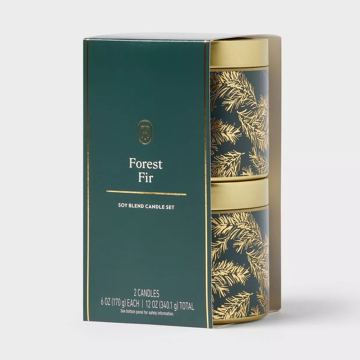 Set of 2 Tin Forest Fir Candle Gift Set 6oz - Threshold™ | Target