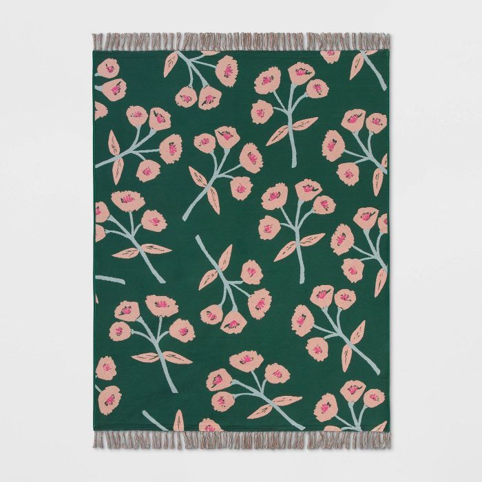 Floral Outdoor Rug Jade - Opalhouse™ | Target