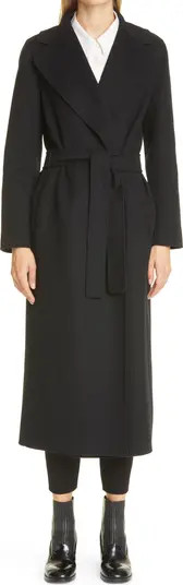 Max Mara Poldo Double Face Wool Wrap Coat | Nordstrom | Nordstrom