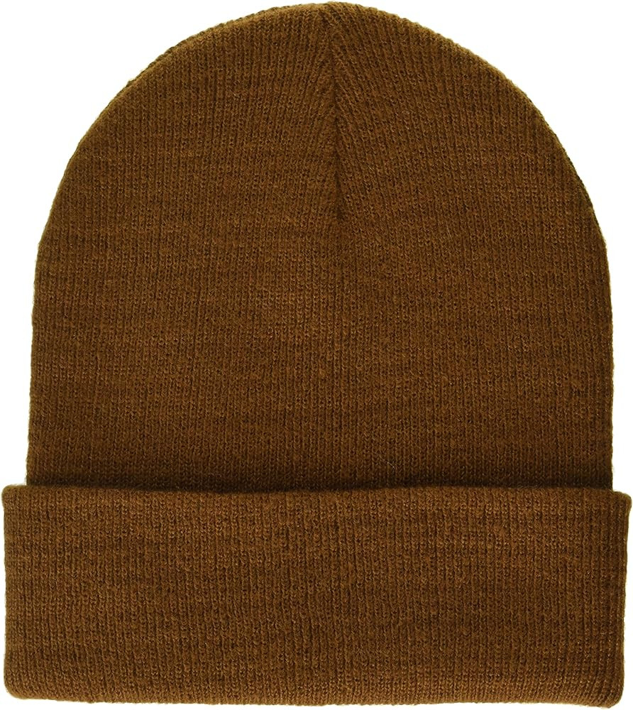 Amazon Essentials Unisex Adults' Rib Knit Cuffed Beanie | Amazon (US)