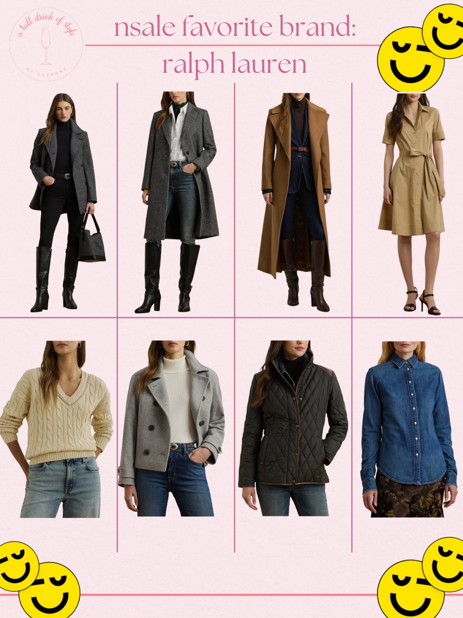 NSALE FAVORITE BRAND : RALPH LAUREN 

Hi friend! 👋 Thanks for your support! I’m so glad you’re here!
If you're tall, over 40, or just tired of fashion that doesn’t fit your life, you’re in the right place. I share classic, elevated outfit formulas that actually work on tall women (I’m 6’1” for reference!) and help you feel confident getting dressed again.
I am your resource for timeless, elevated fashion for women over 40 (and tall women)
Age: 55
Height: 6’1”
Tops: S/M
Bottoms: 8/10
Dresses: 8/M
Over 50 fashion, tall fashion, workwear, everyday outfits, timeless outfits, Classic Outfits, fall fashion, Nordstrom sale, nordy sale, fall must haves, anniversary sale, trench coat, sweater jacket, denim jacket, fall dress, fall coat, 

#LTKSeasonal #LTKSaleAlert #LTKStyleTip