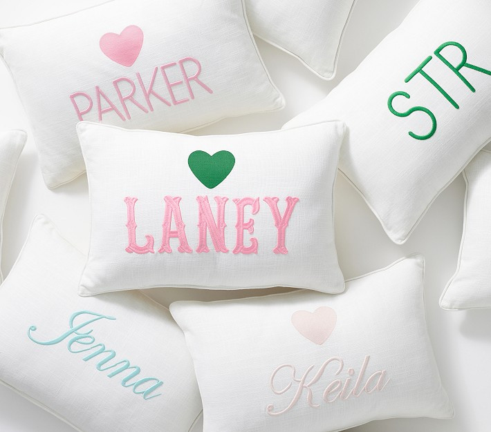 Heart Icon Personalized Pillow Cover | Pottery Barn Kids