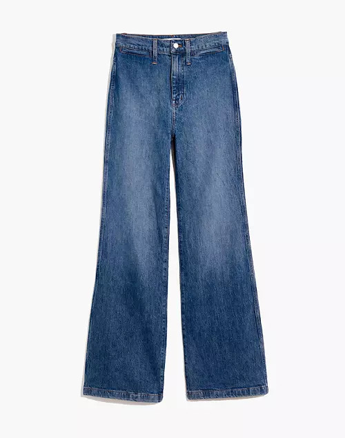 11" High-Rise Flare Jeans in Mersey Wash: Welt Pocket Edition | Madewell